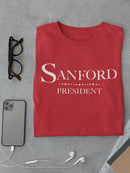 Sanford President W/Line Of Star Men's T-shirt