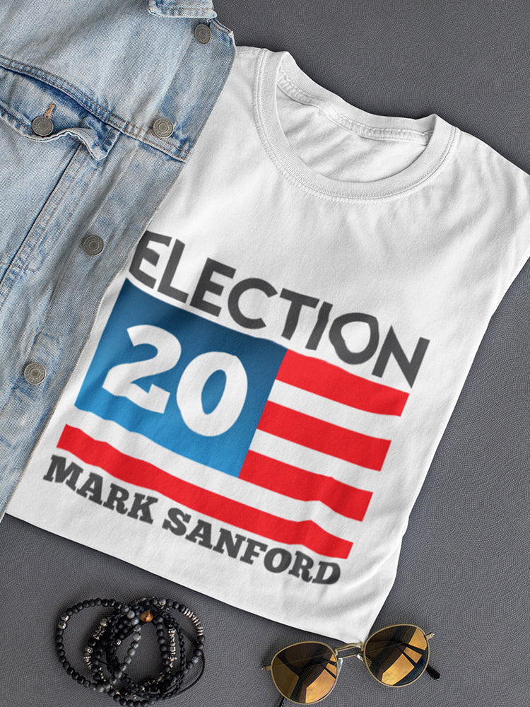 Election 20 Mark Sandford W/Flag Women's T-shirt