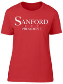 Sanford President With Stars Women's T-shirt