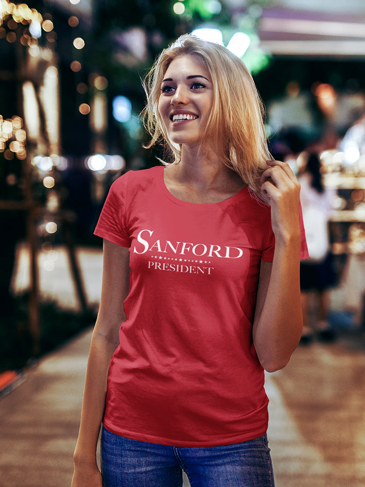 Sanford President With Stars Women's T-shirt