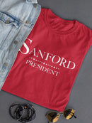 Sanford President With Stars Women's T-shirt