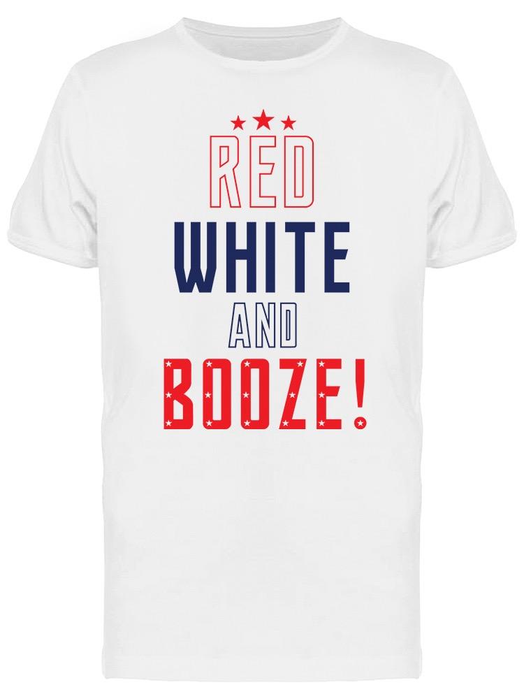 Red White And Booze! Men's T-shirt