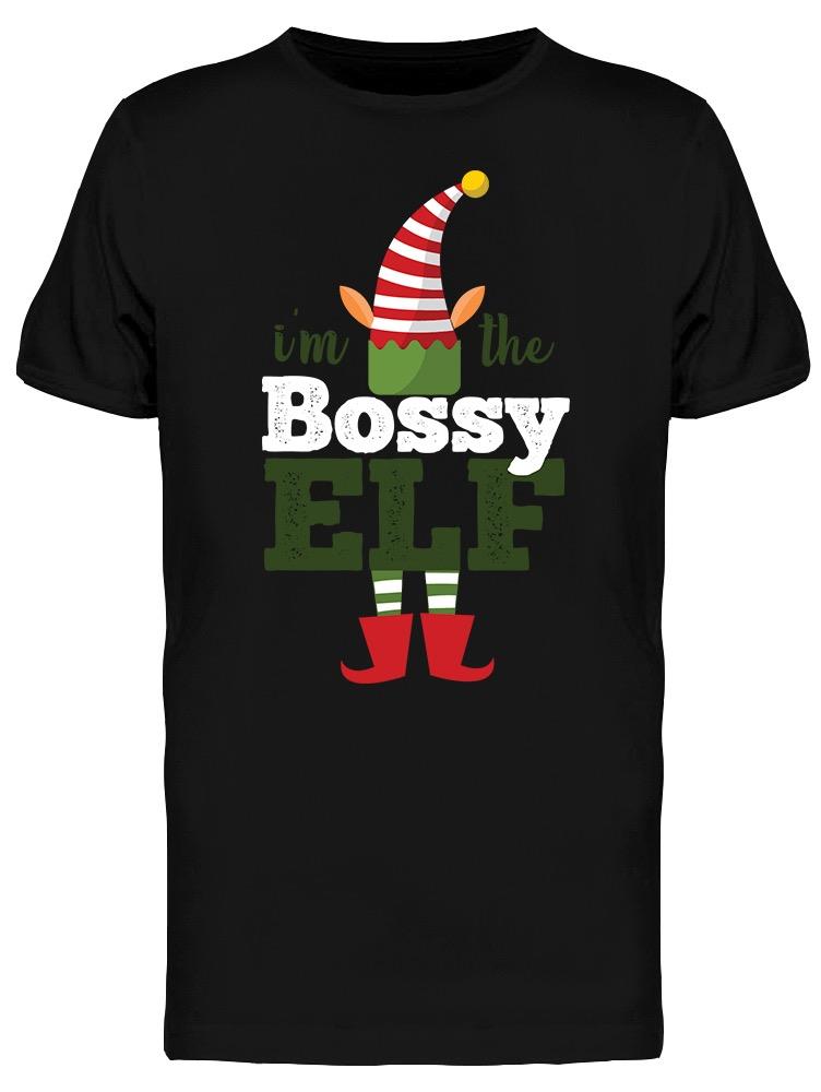 I'm The Bossy Elf Men's T-shirt