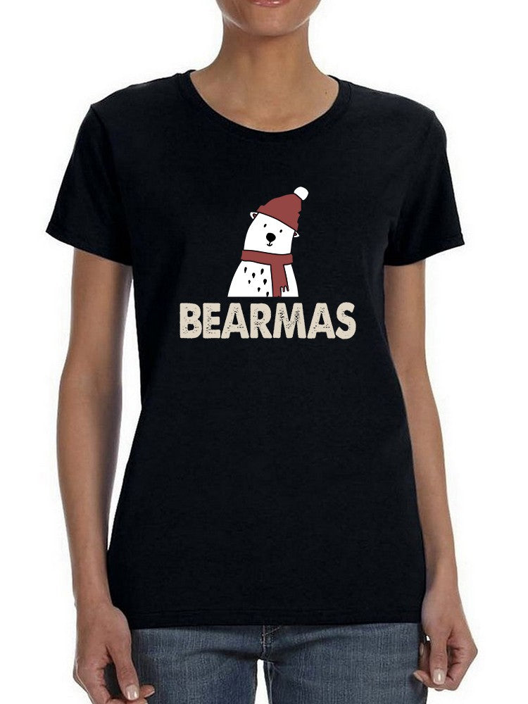 Bearmas Christmas Polar Bear Women's T-shirt