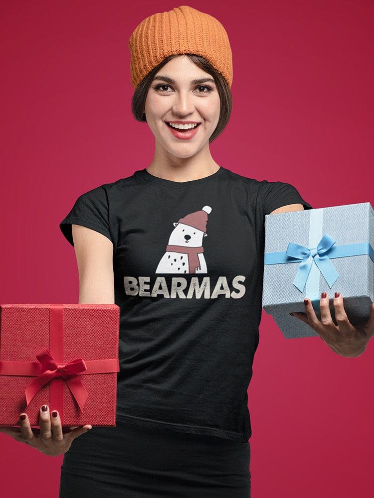 Bearmas Christmas Polar Bear Women's T-shirt