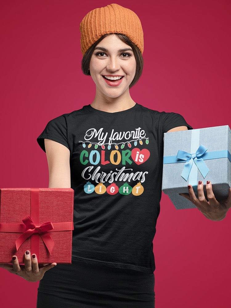 Christmas Is My Favorite Color Women's T-shirt