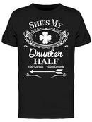 She's My Drunker Half Clover Men's T-shirt