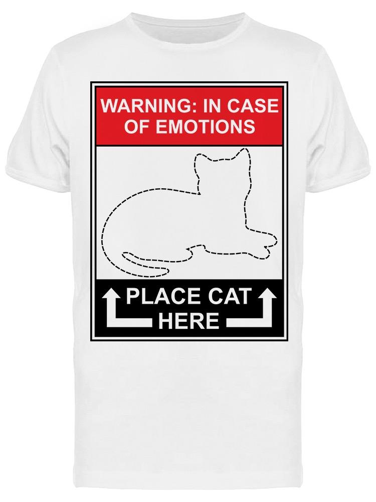 Place Cat Here Emotions Men's T-shirt