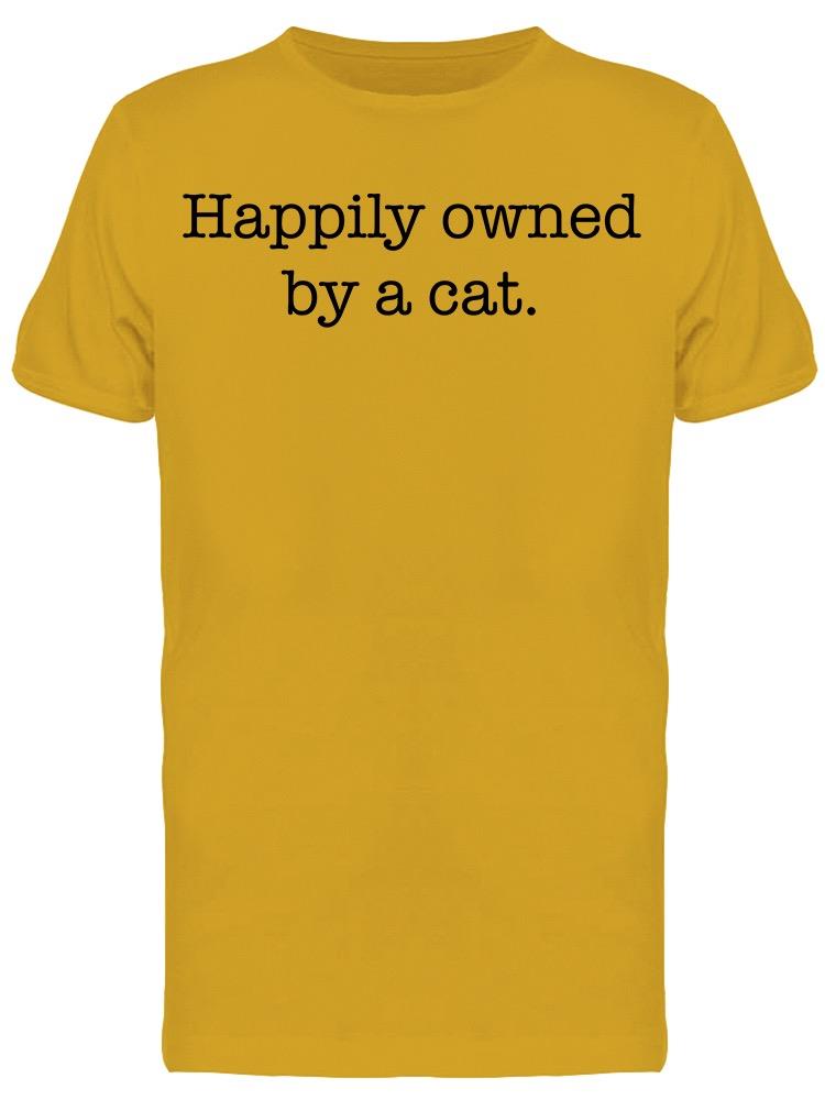 Owned By A Cat Men's T-shirt