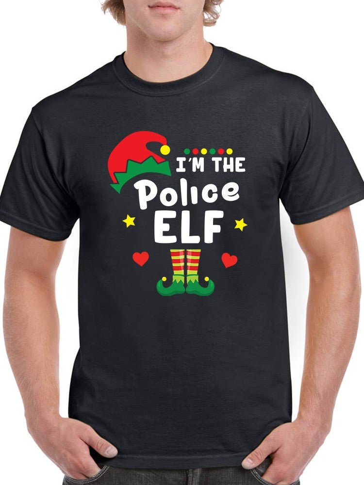 Im The Police Elf Christmas Men's T-shirt