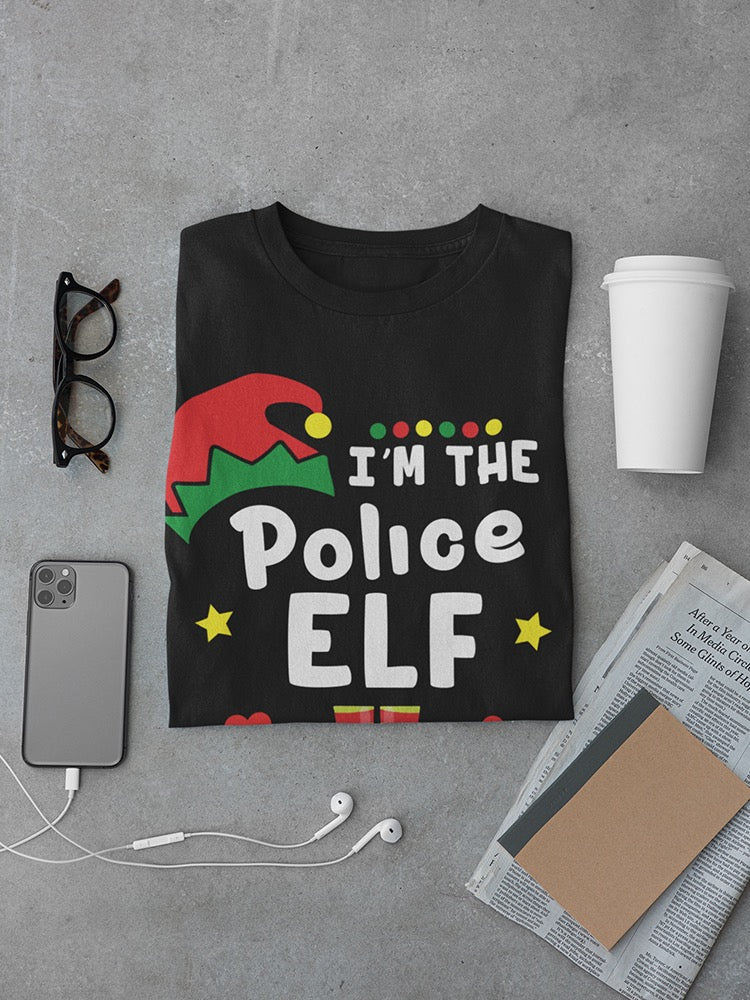 Im The Police Elf Christmas Men's T-shirt