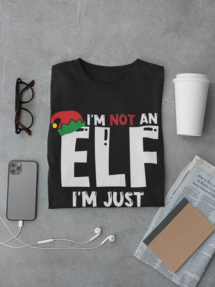Im Not An Elf Im Just Short Xmas Men's T-shirt