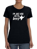I'm Here Just For The Boos Tee Women's -GoatDeals Designs