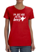 I'm Here Just For The Boos Tee Women's -GoatDeals Designs