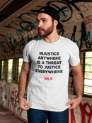 Threat To Justice Everywhere Men's T-shirt