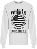 I Am A Veteran Enlistment Men's Sweatshirt