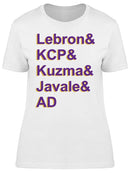 Lebron And Kcp Women's T-shirt