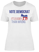 Vote Democrat Women's T-shirt