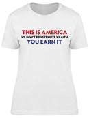 This Is America Slogan Women's T-shirt