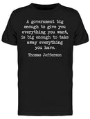 Slogan Thomas Jefferson Men's T-shirt