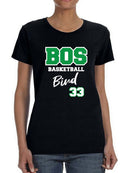 Bos Basketball Bird 33 Women's T-shirt