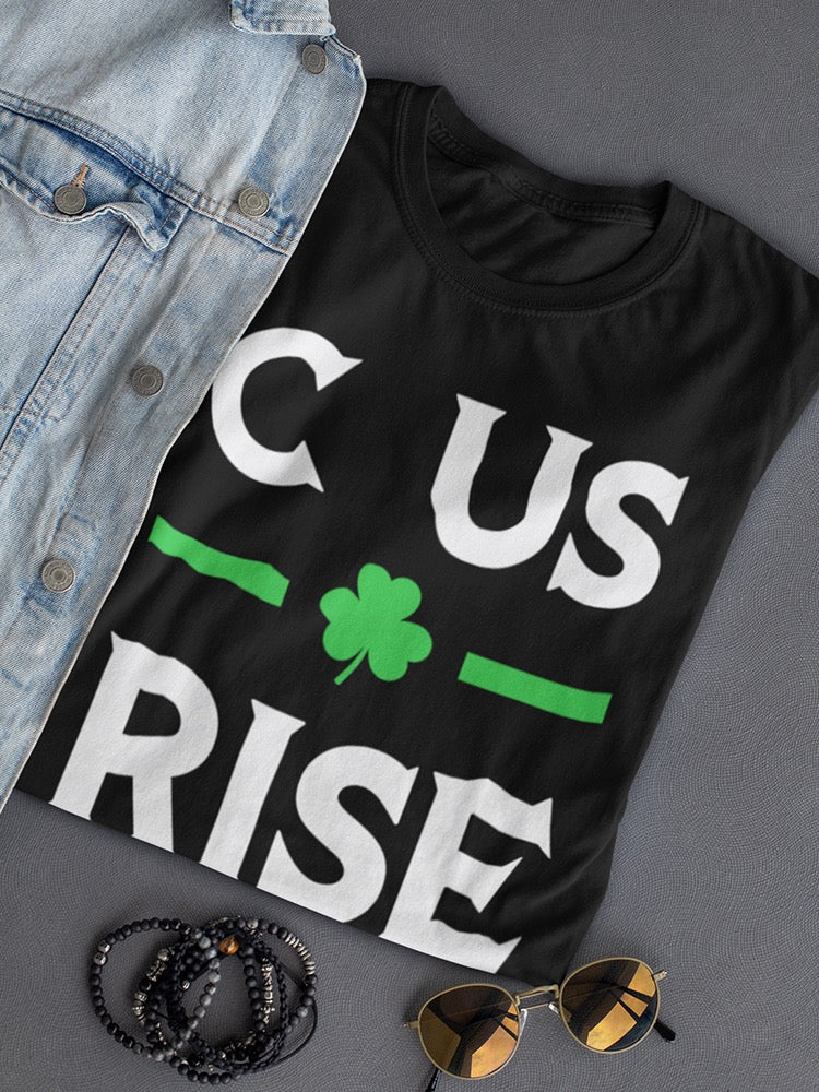 C Us Rise W/Lotus Flower Women's T-shirt