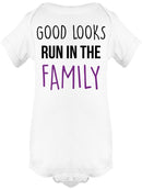 Good Looks Run In The Family Baby's Bodysuit
