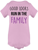 Good Looks Run In The Family Baby's Bodysuit