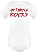 My Uncle Rocks Baby's Bodysuit