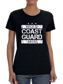 Proud Coast Guard Mom Women's T-shirt