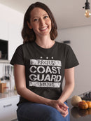 Proud Coast Guard Mom Women's T-shirt
