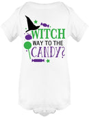 Witch Way To The Candy Baby's Bodysuit