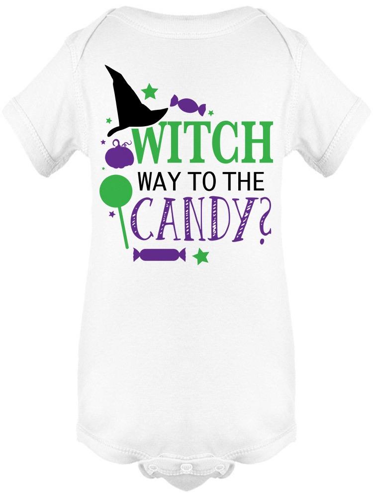 Witch Way To The Candy Baby's Bodysuit