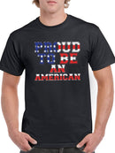 Proud To Be An American Slogan Men's T-shirt
