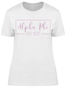 Alpha Phi Women's T-shirt