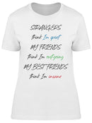 Strangers Friends Women's T-shirt