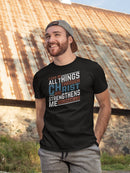 Through Christ Who Strengthens Men's T-shirt