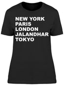 London Jalandhar Graphic Women's T-shirt