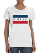 Paris Flag Women's T-shirt