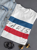 Paris Flag Women's T-shirt