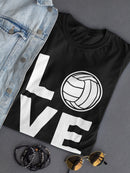 Love Volleyball Slogan Women's T-shirt