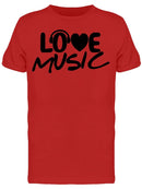 Love Music Graphic Men's T-shirt