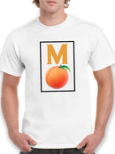 M Peach Graphic Men's T-shirt