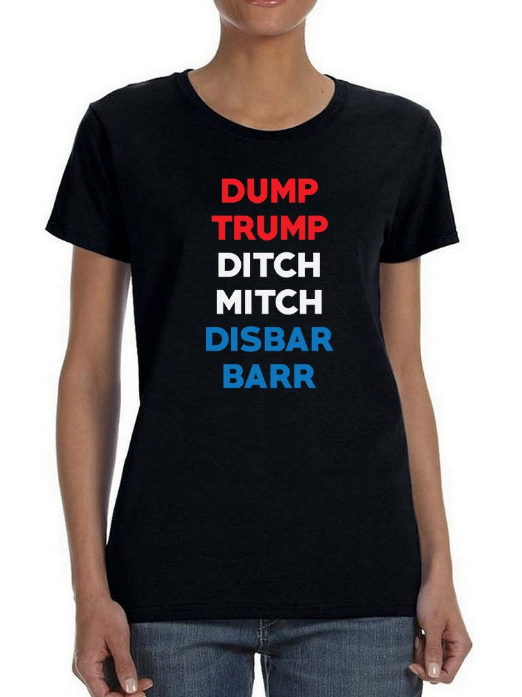 Dump Trump Graphic Women's T-shirt
