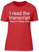 I Read The Transcript Impeach Women's T-shirt