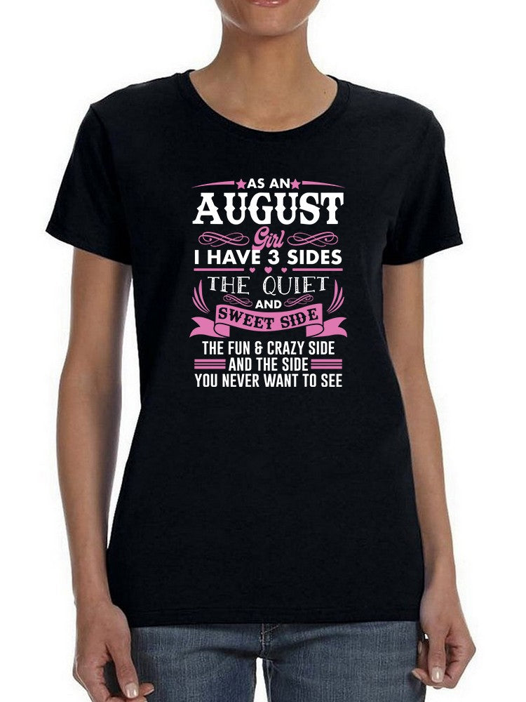 I Was Born In August Women's T-shirt