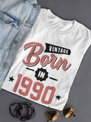 Vintage Born In 1990 Women's T-shirt