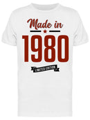 Man Limited Edition Since 1980 Men's T-shirt