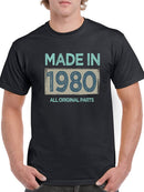 The Original Parts Made In 1980 Men's T-shirt
