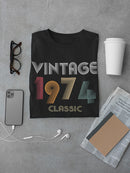 Classic Man Since 1974 Men's T-shirt